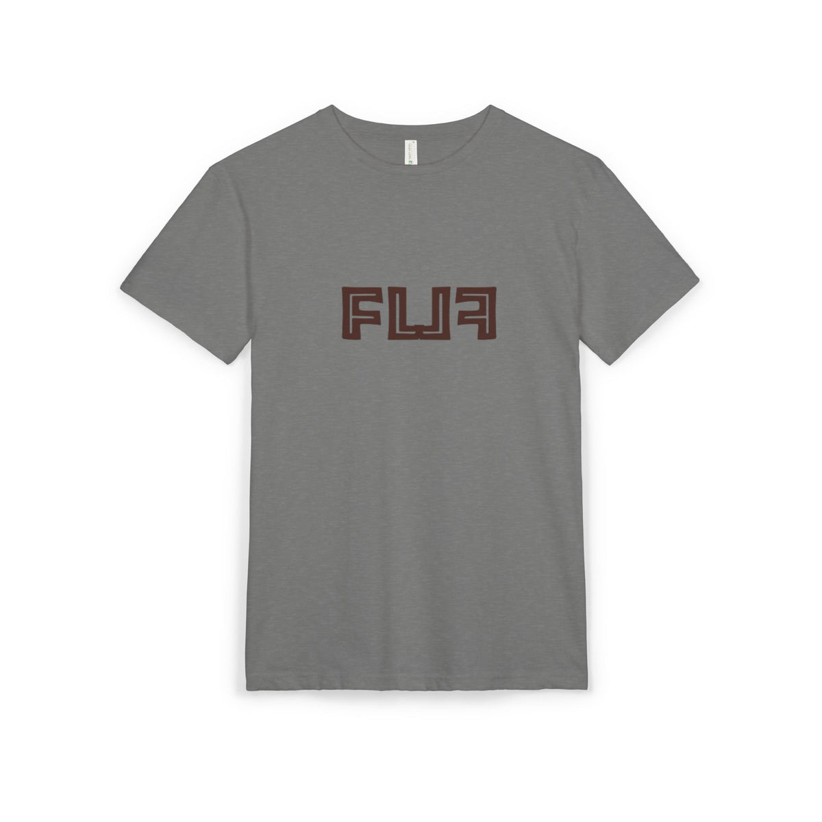 Stylish Unisex Sueded T-Shirt with Bold 'FLU' Graphic | Casual Wear, Gift Idea, Streetwear, Everyday Comfort, Fashion Statement