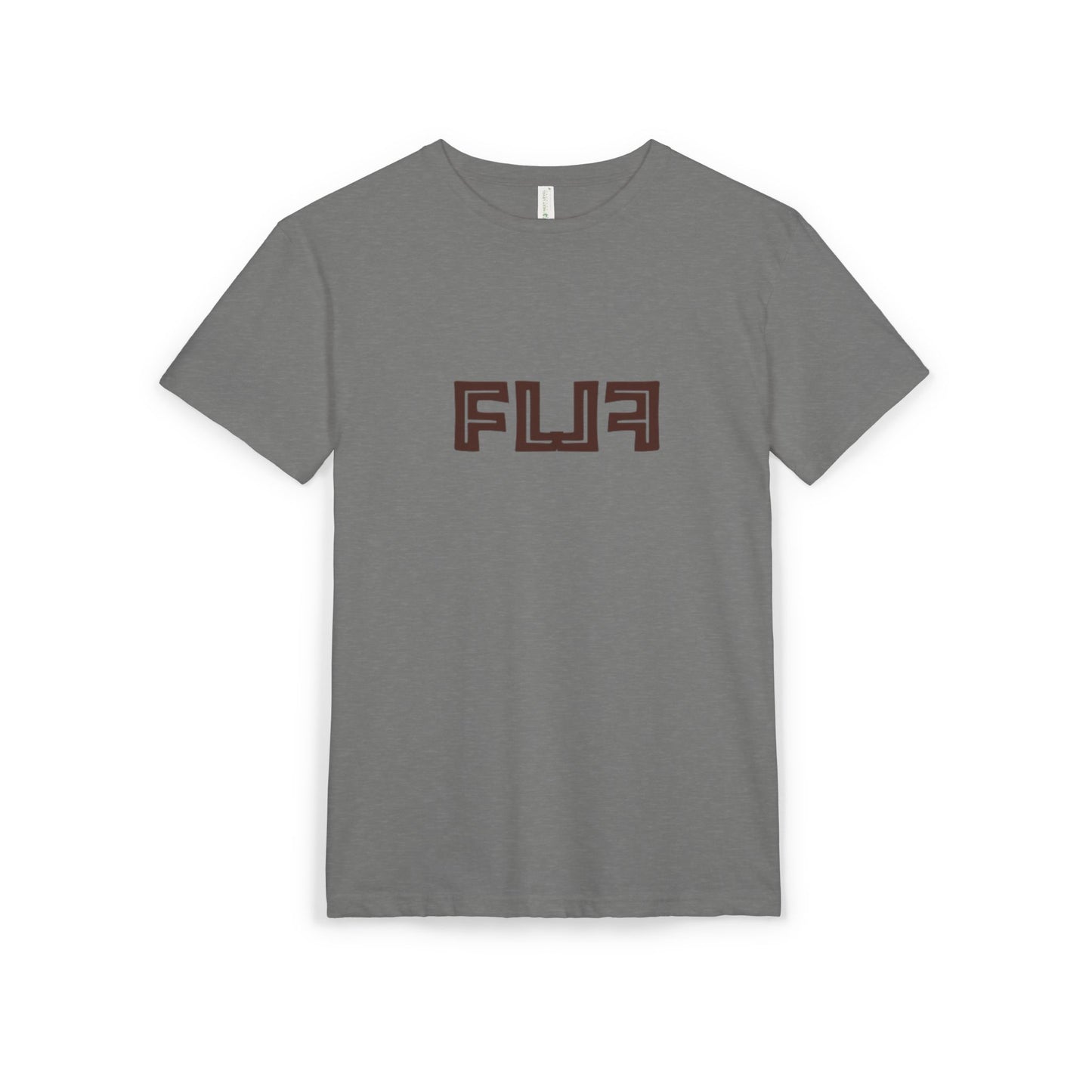 Stylish Unisex Sueded T-Shirt with Bold 'FLU' Graphic | Casual Wear, Gift Idea, Streetwear, Everyday Comfort, Fashion Statement
