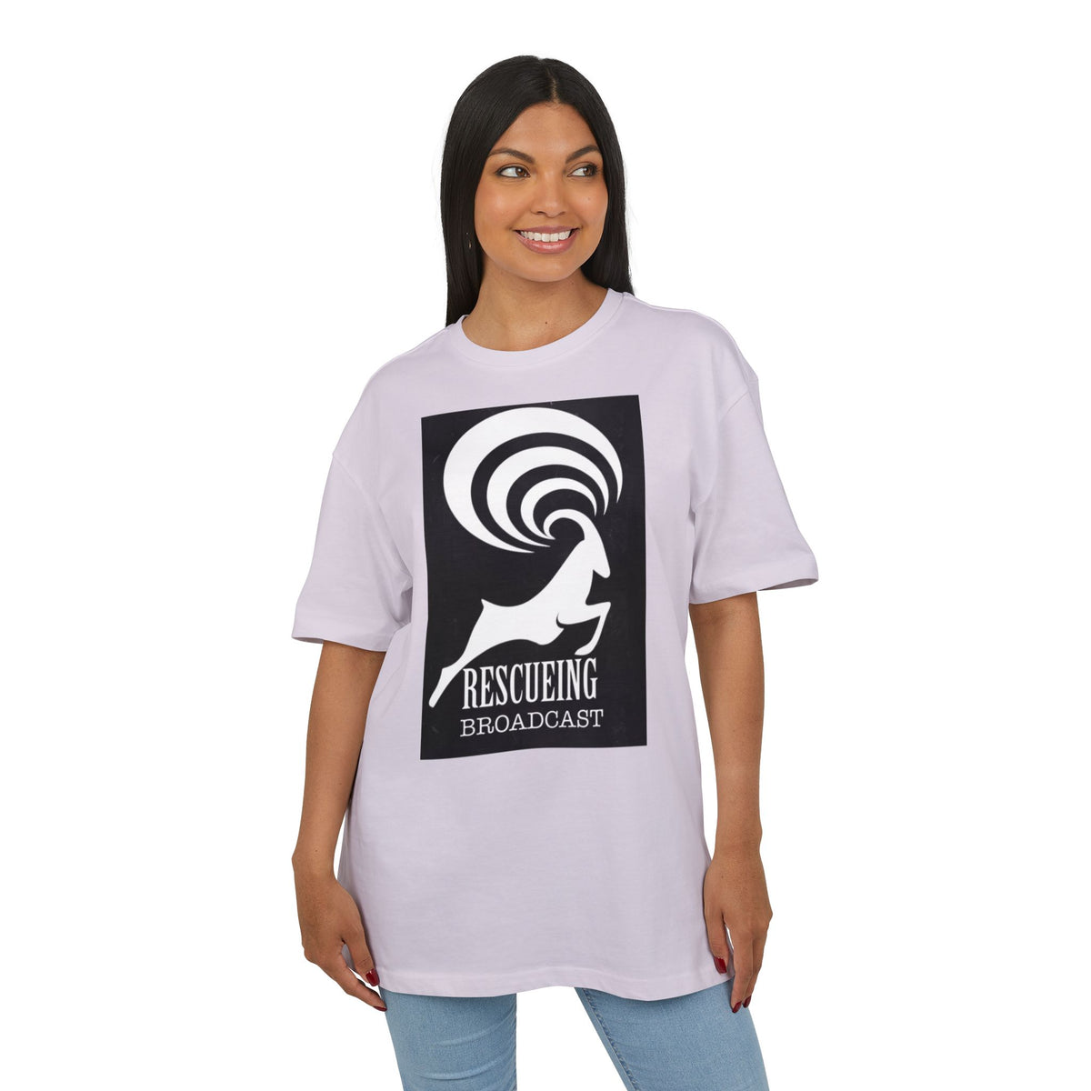 Oversize Tee - Rescuing Broadcast Bold
