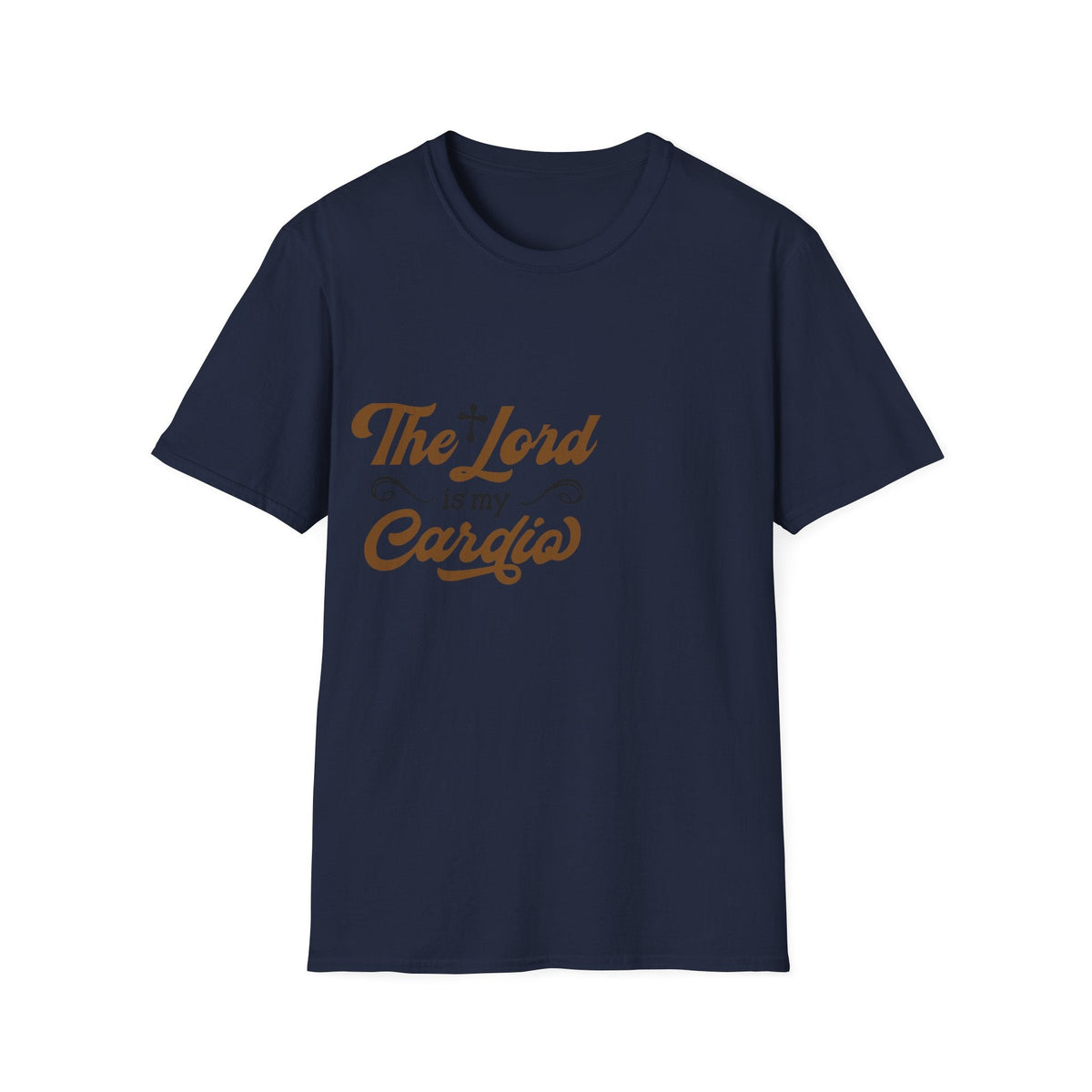 Faith-Inspired Unisex T-Shirt, The Lord is My Cardia, Christian Apparel, Spiritual Gift, Everyday Comfort Wear, Perfect for Church, [...] Printify