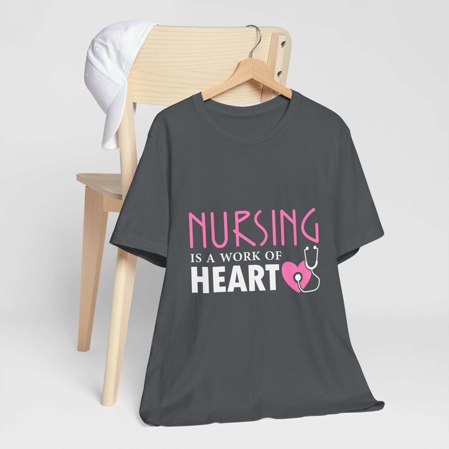 Nursing Is A Work Of Heart Unisex Tee