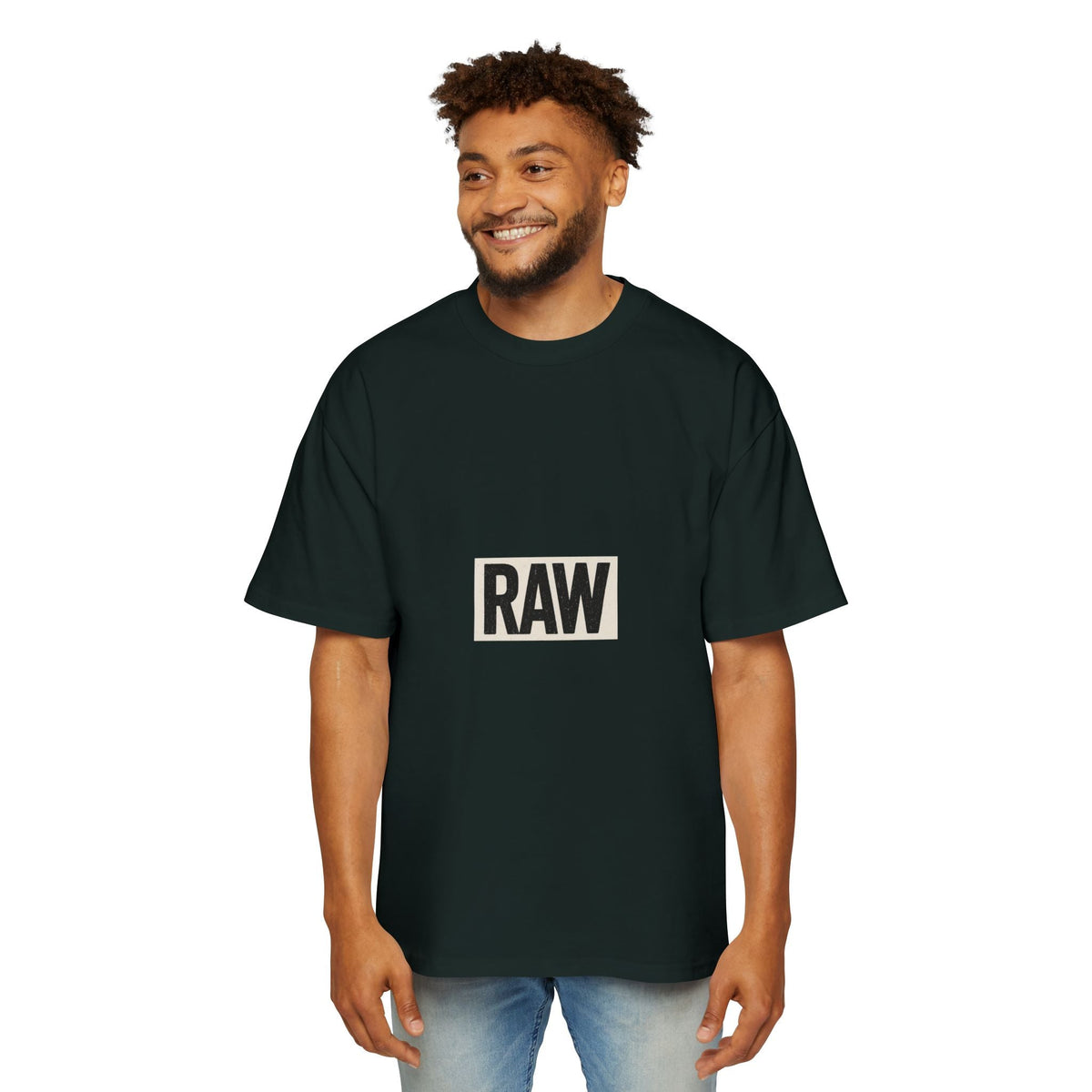 Oversized Tee - Raw Unique Design Printify