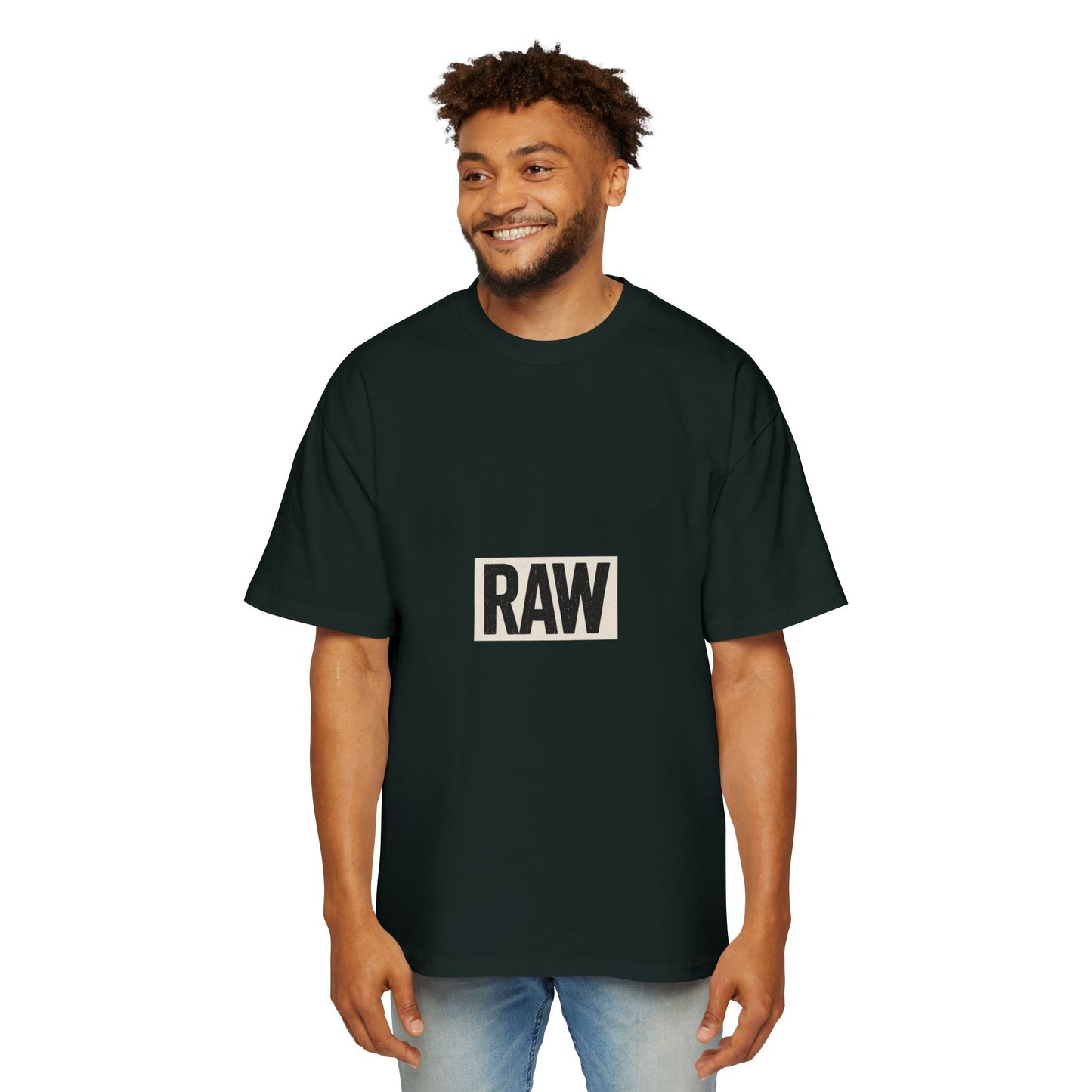 Oversized Tee - Raw Unique Design Printify