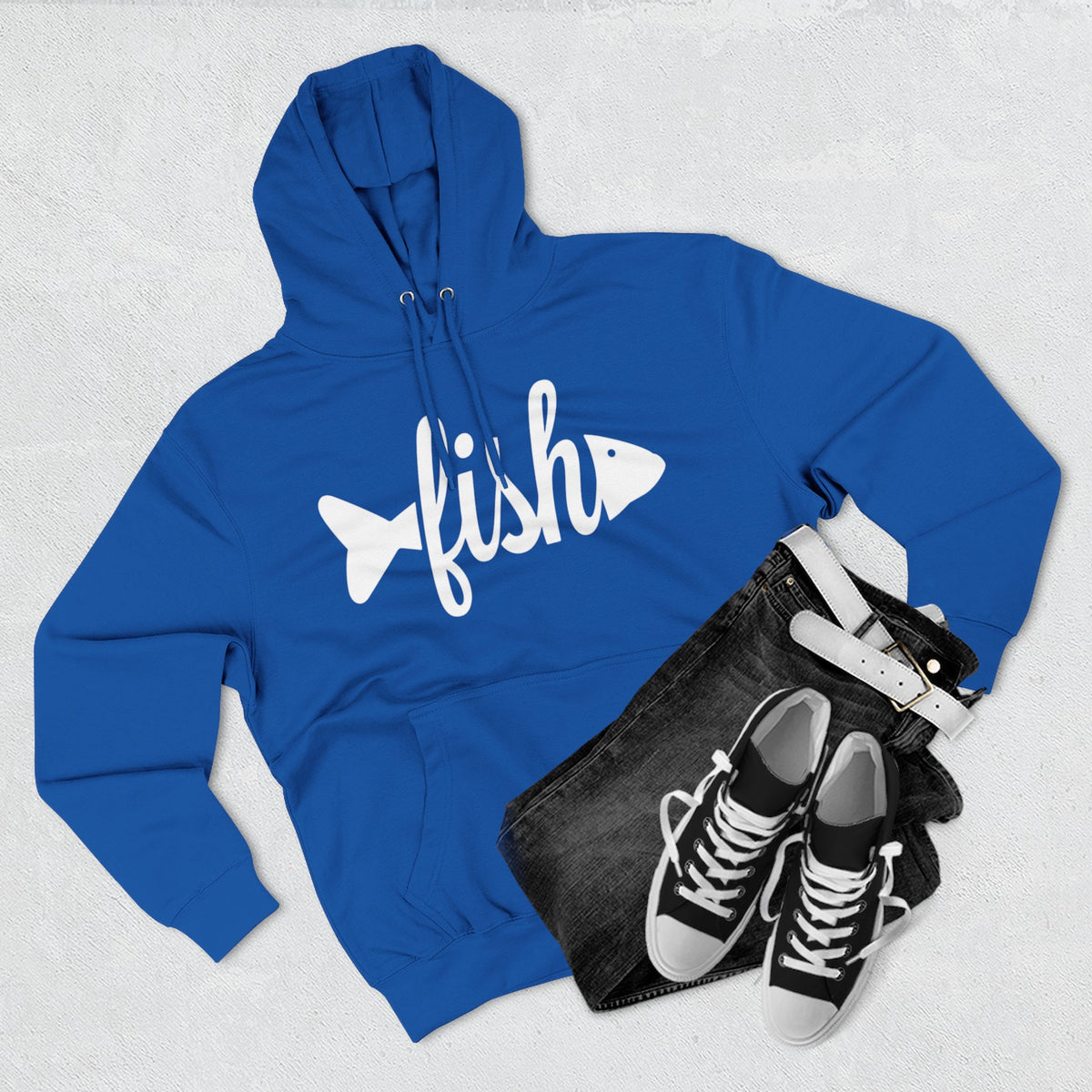 Water Splash Graphic Fleece Hoodie - Comfortable & Stylish