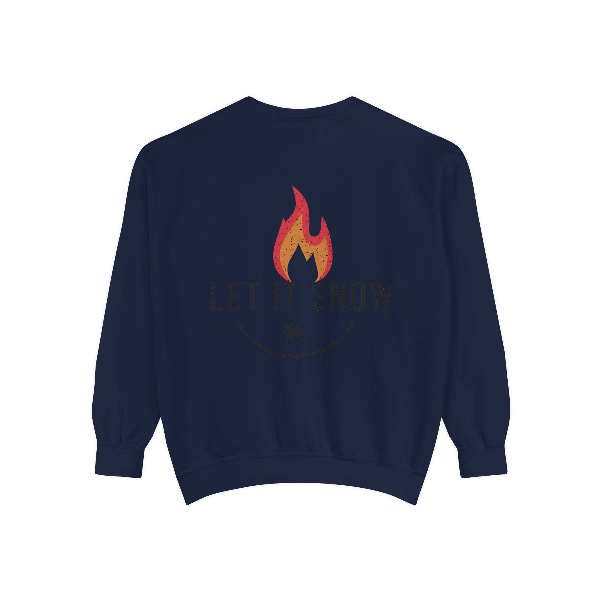 Let It Snow Unisex Garment-Dyed Sweatshirt