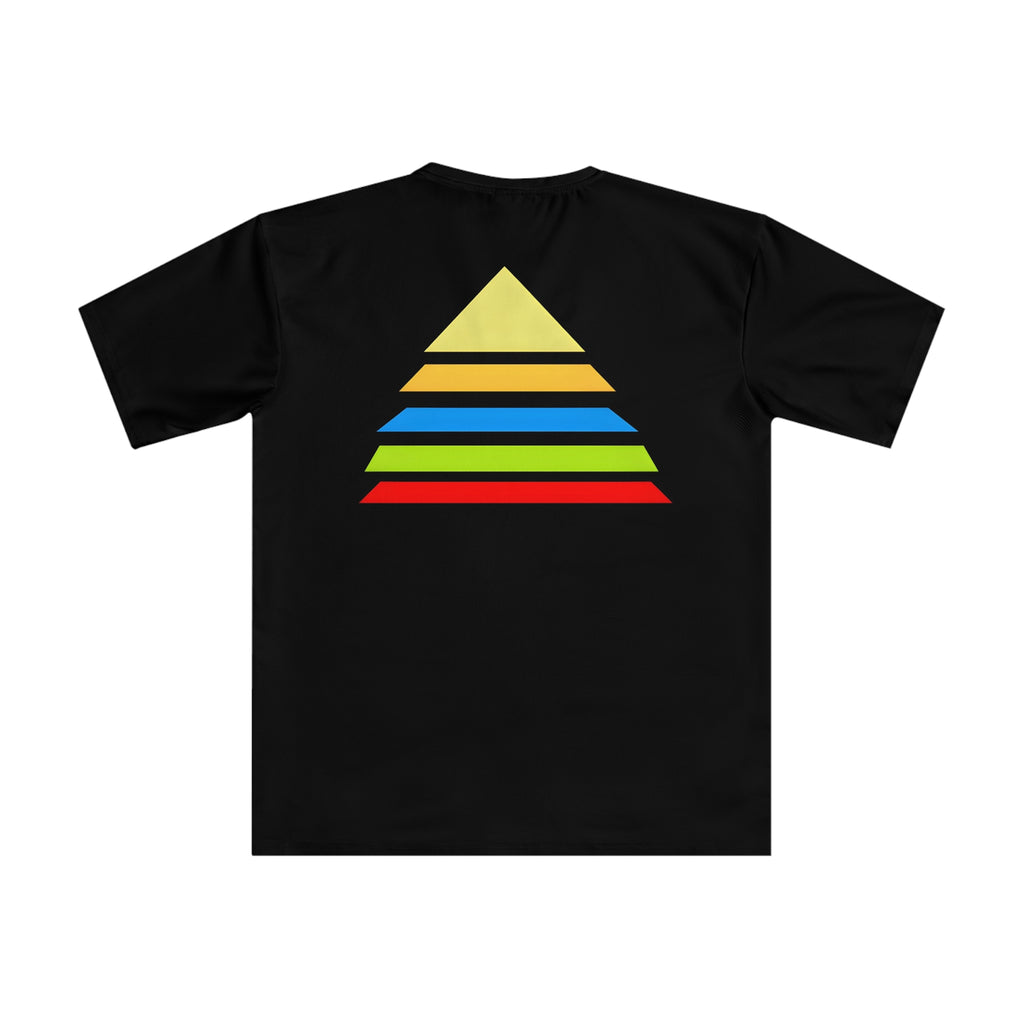 Loose T-shirt with Pyramid Design