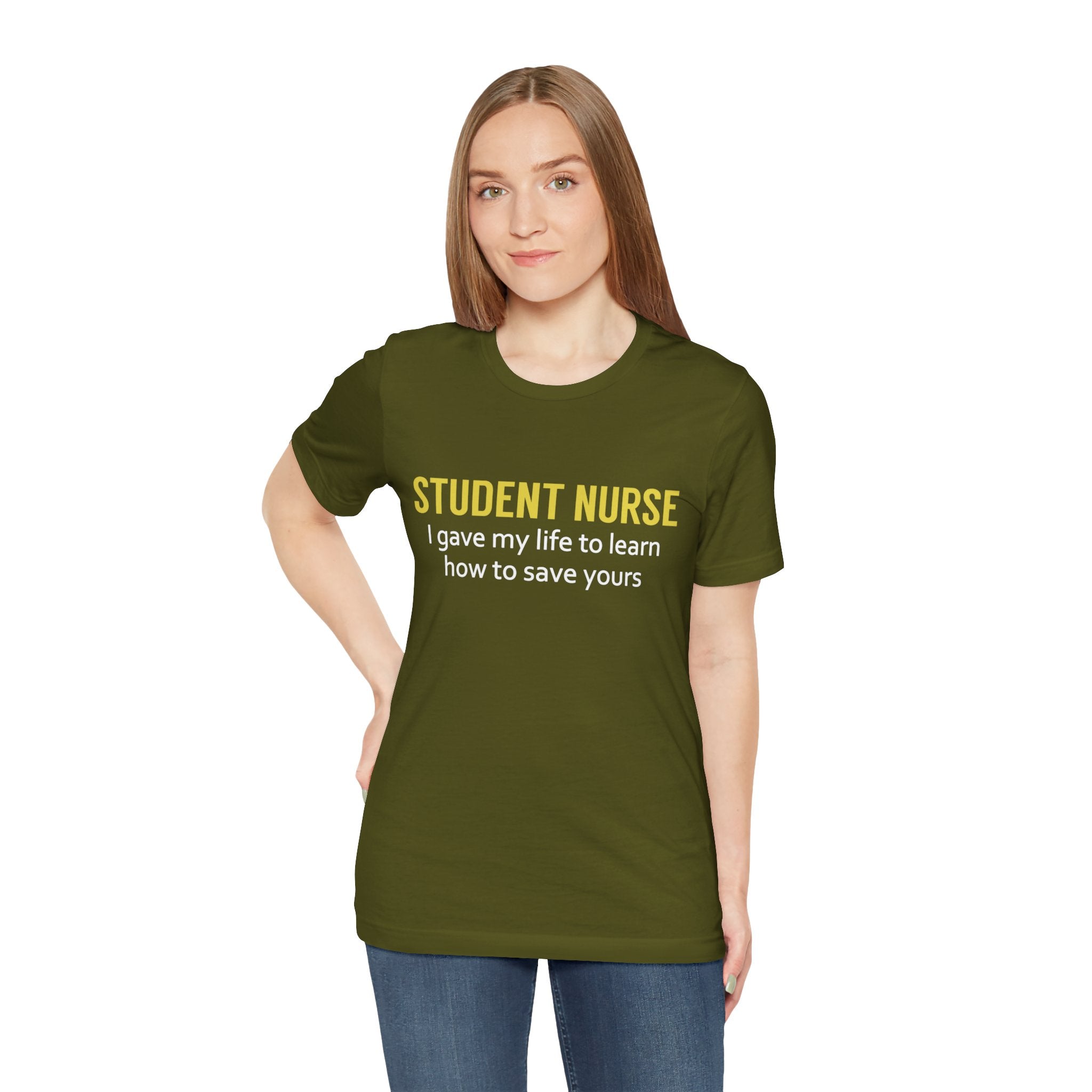 Tee-shirt unisexe infirmière étudiante 