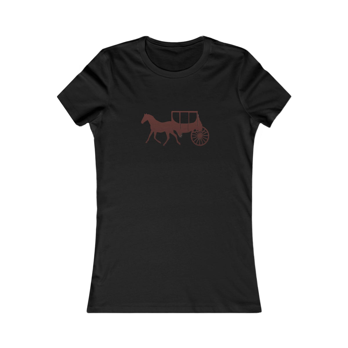 Equestrian Favorite Tee - Stylish Horse & Carriage Design