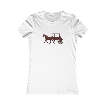 Equestrian Favorite Tee - Stylish Horse & Carriage Design