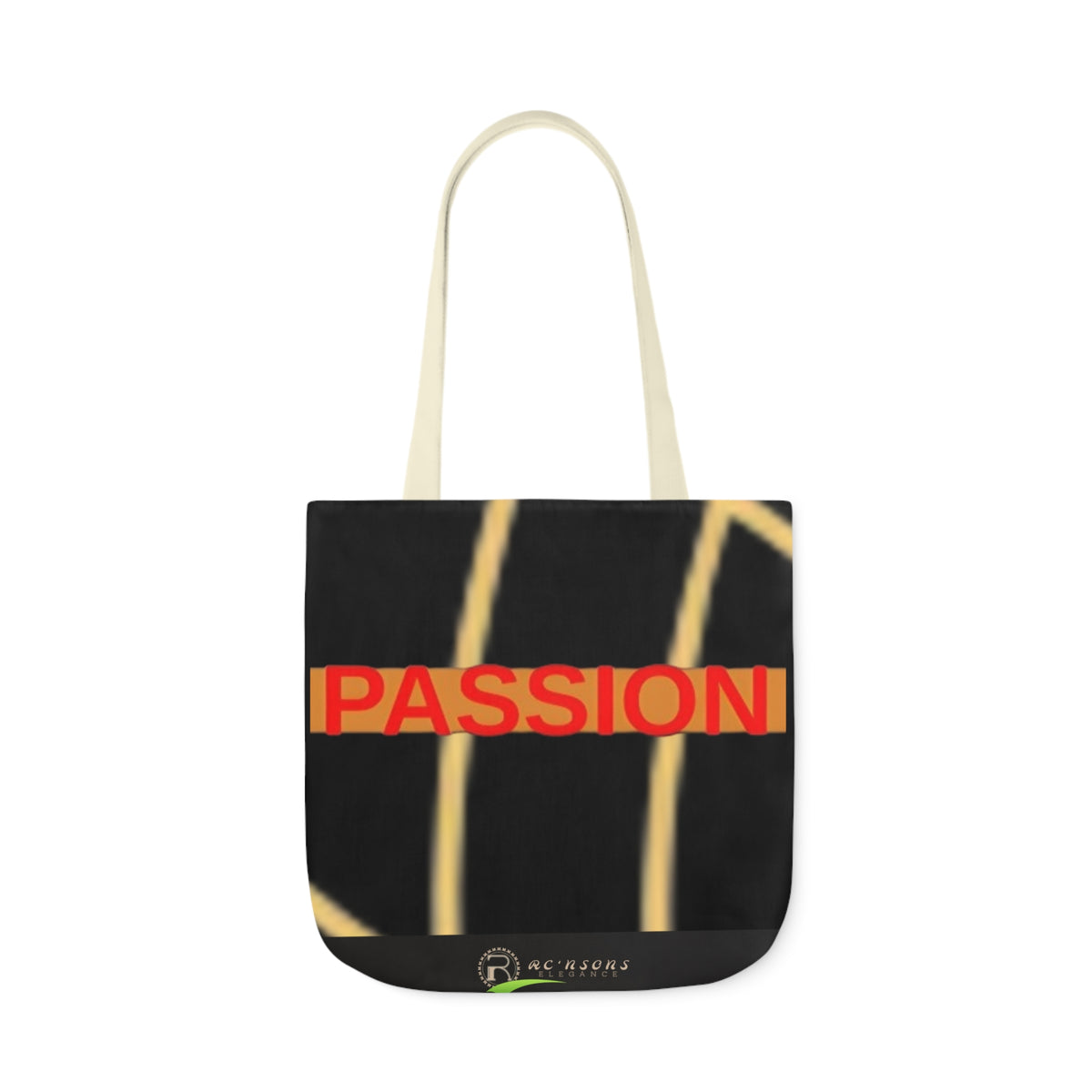 Passion Canvas Tote Bag, 5-Color Straps