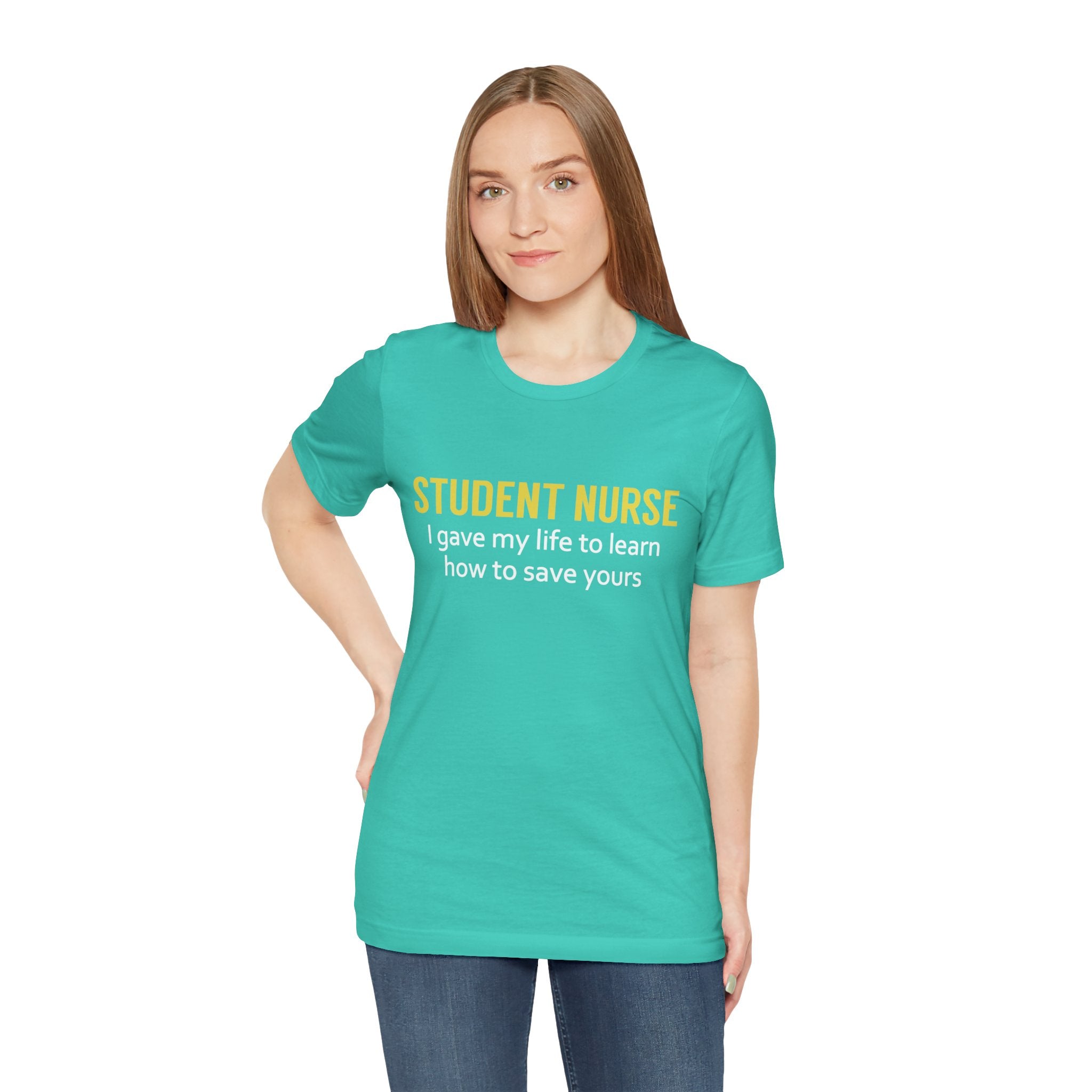 Tee-shirt unisexe infirmière étudiante 