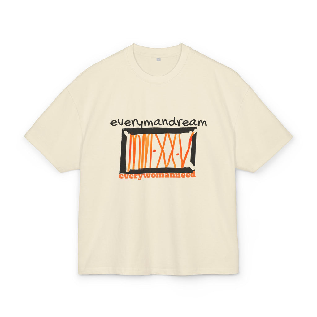 Everyman Dream Unisex Box Tee - Soft Cotton Graphic T-Shirt for Casual Style