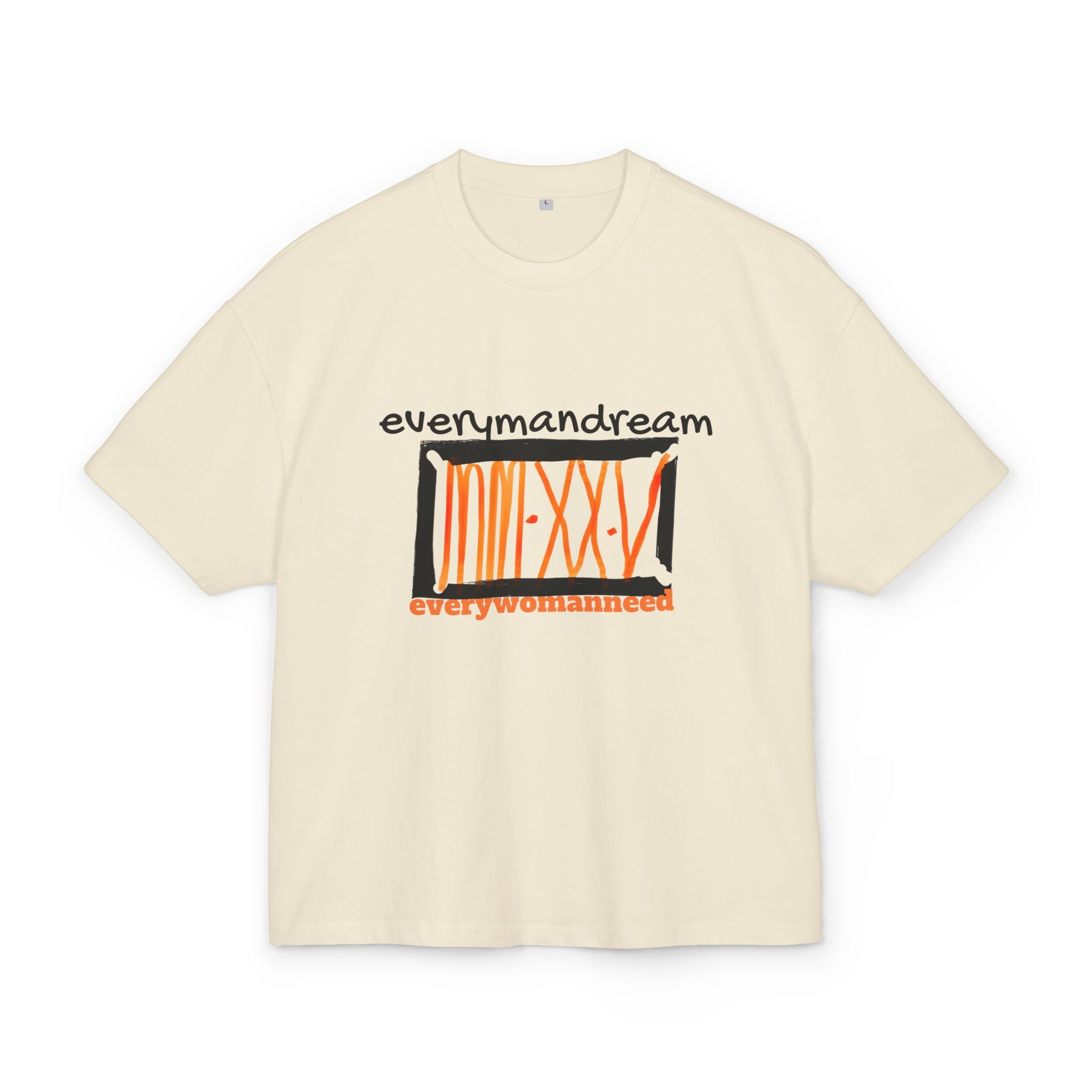 Everyman Dream Unisex Box Tee - Soft Cotton Graphic T-Shirt for Casual Style