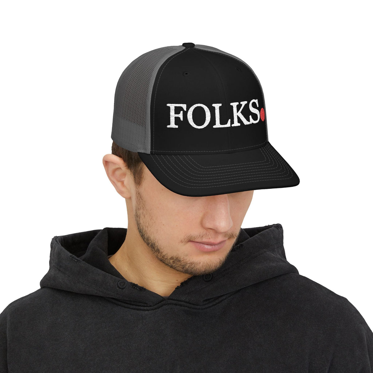 FOLKS Snapback Trucker Cap, Hat, For All Occasions Printify