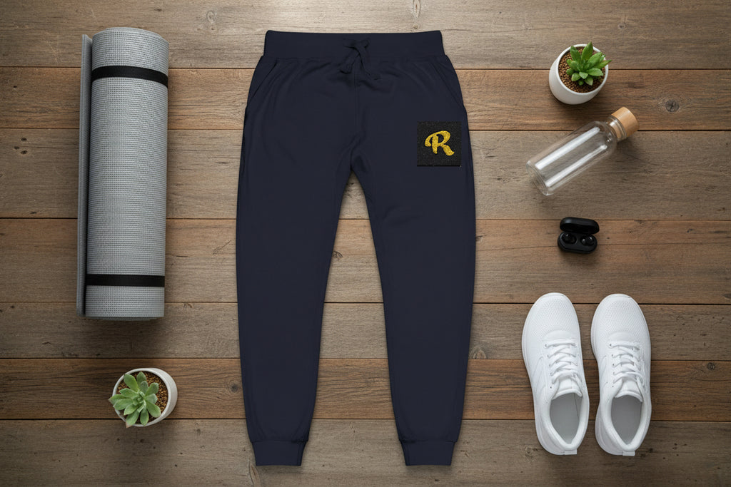 Embroidered Fleece Sweatpants