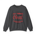 Je peux tout faire à travers le Christ Sweat-shirt unisexe 