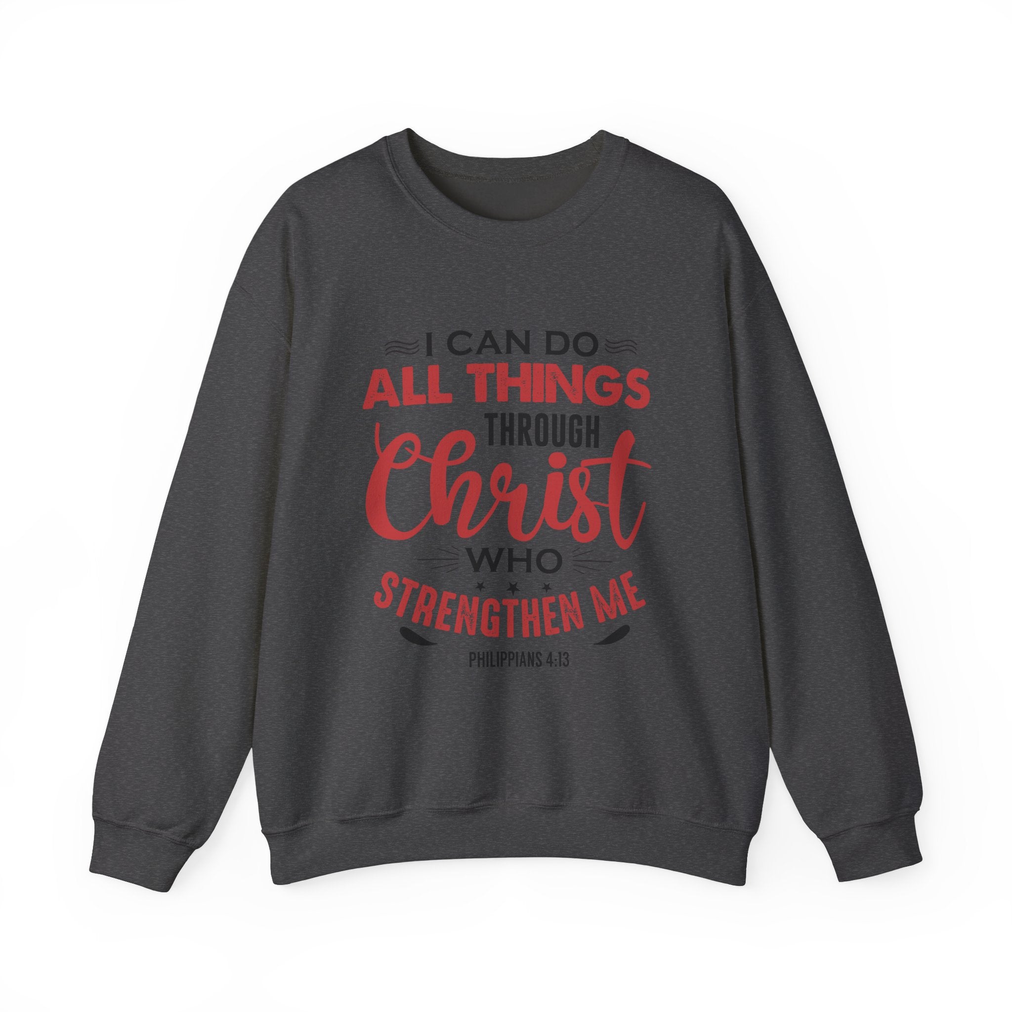 Je peux tout faire à travers le Christ Sweat-shirt unisexe 