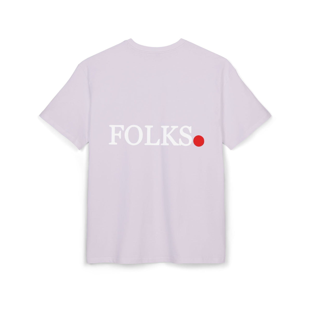 Oversized Tee with Bold Red Dot, Everyday Tee Printify