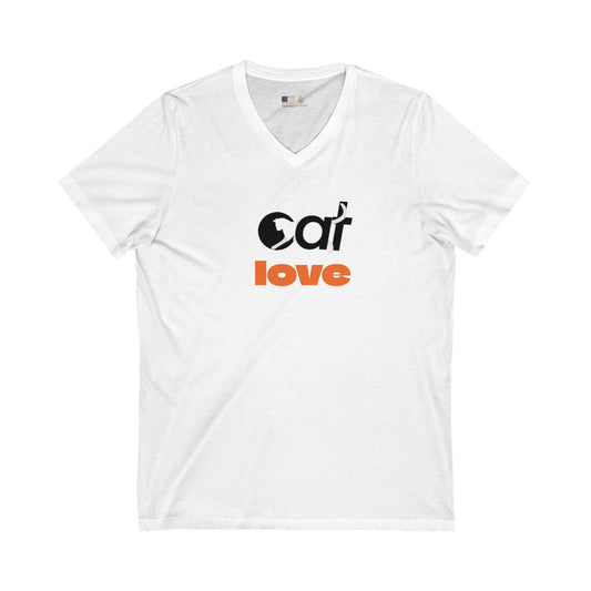 Car Love Unisex V-Neck Tee, Vintage Car T-Shirt for Car Enthusiasts, Gift for Father's Day, Classic Auto Apparel, Car Show Merch, [...] Printify