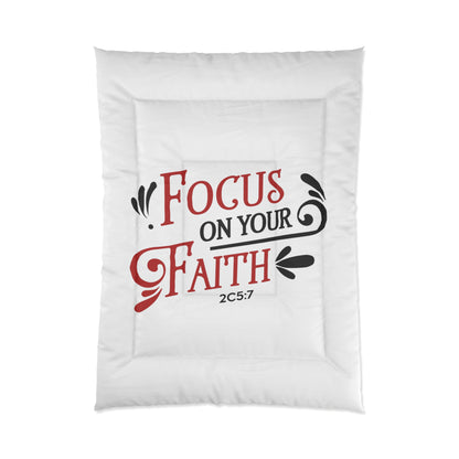 Focus On Your Faith Comforter