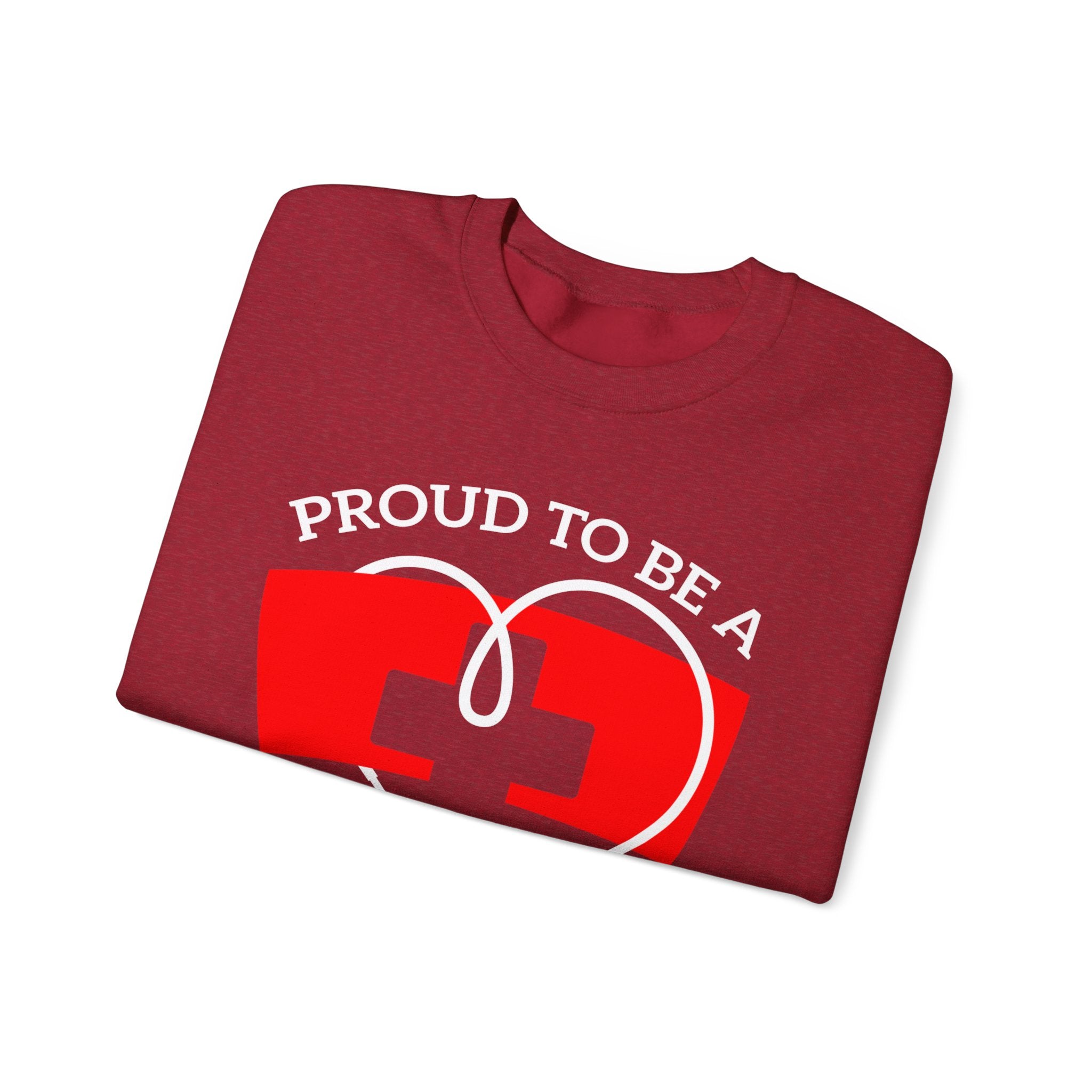 Fier d’être un sweat-shirt unisexe infirmière 