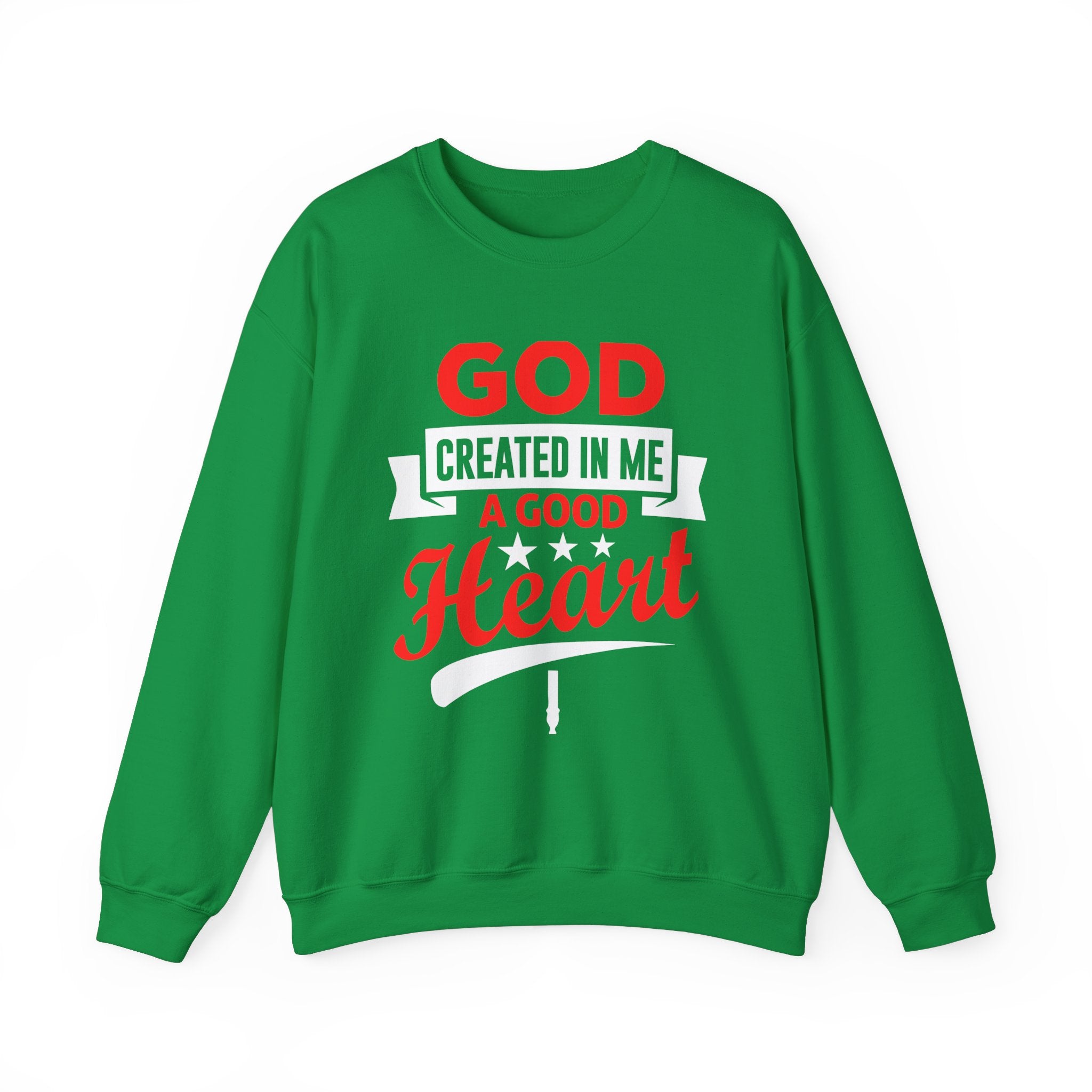 Dieu a créé en moi un sweat-shirt unisexe au bon cœur 