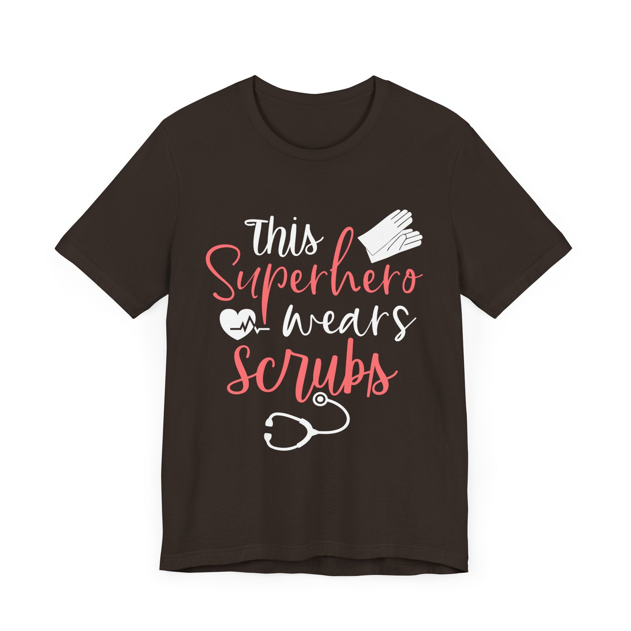 Ce super-héros porte un tee-shirt unisexe Scrubs 