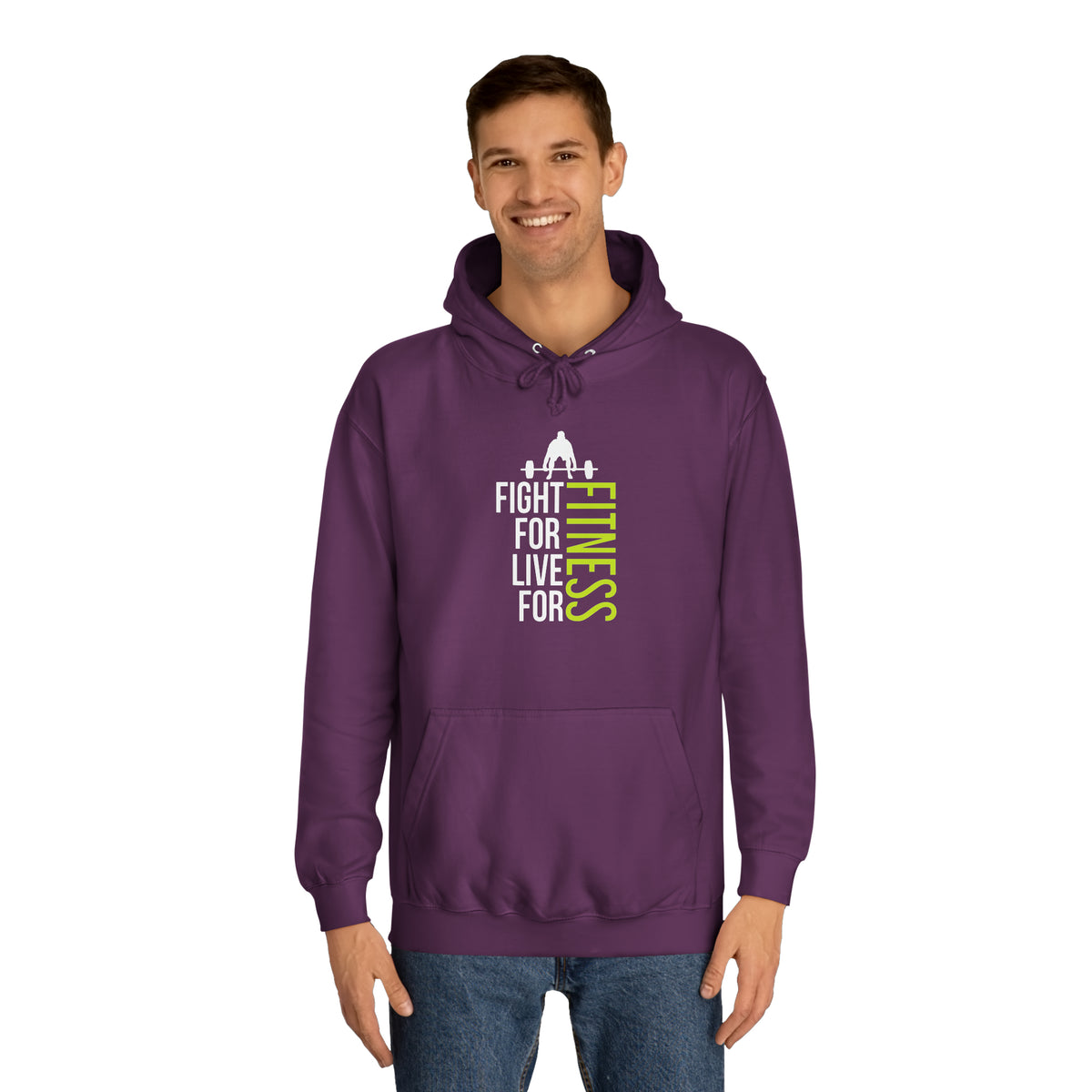 Fight For Live For Fitness Unisex Hoodie