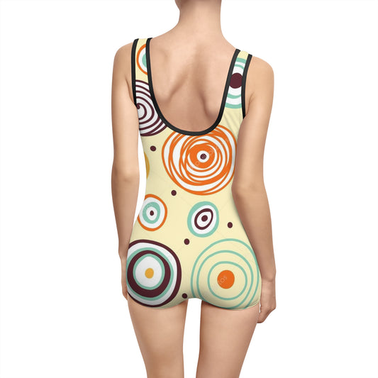 Women's Vintage Swimsuit (AOP)