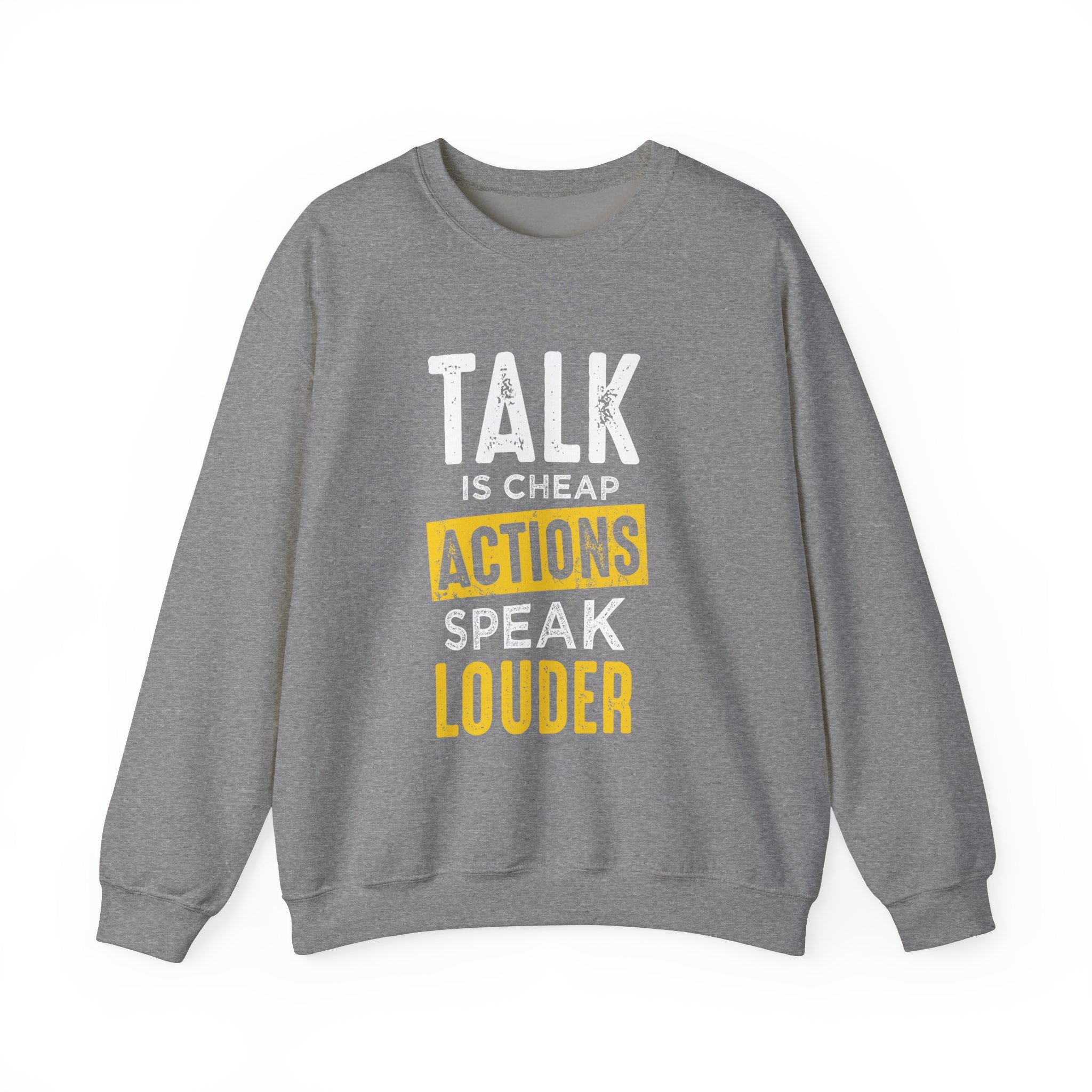 Parler, c’est des actions bon marché, parler plus fort, sweat-shirt unisexe 
