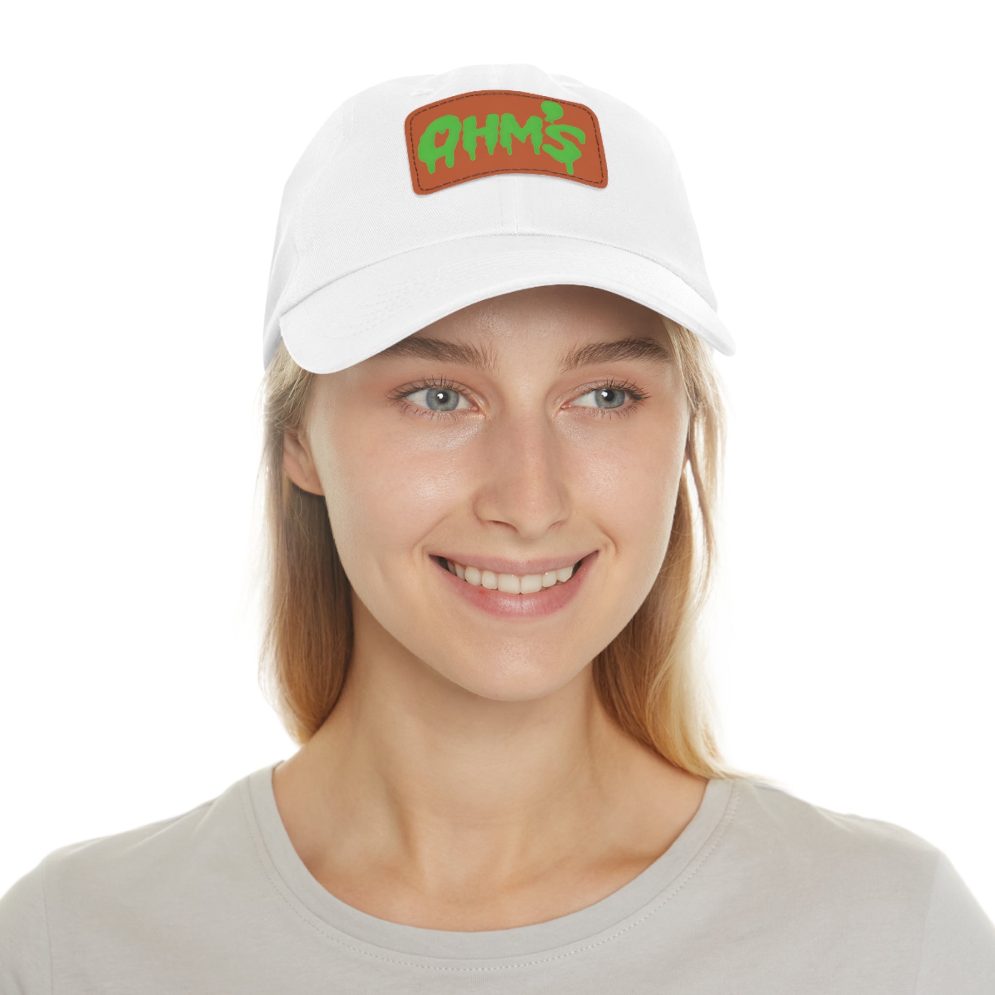 Dad Hat Olm's Cap Rectangle Leather Patch
