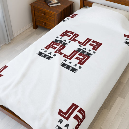 Fearless Velveteen Plush Blanket - Cozy Throw for Fearless Living