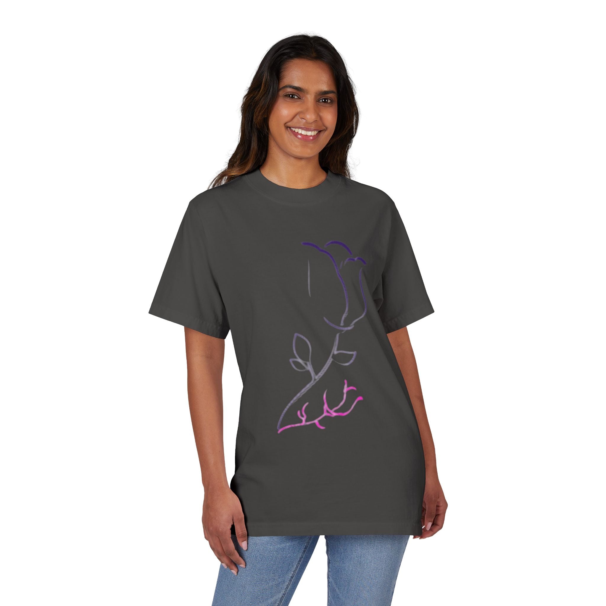 Floral Elegance Unisex T-Shirt - Perfect for Casual Days, Gift for Nature Lovers, Summer Outfit, Eco-Friendly Style