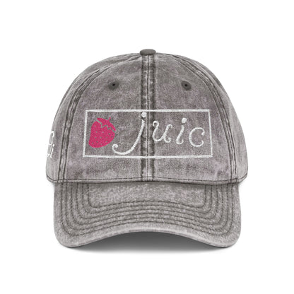 Embroidered Vintage Cap - Juic Cap Design