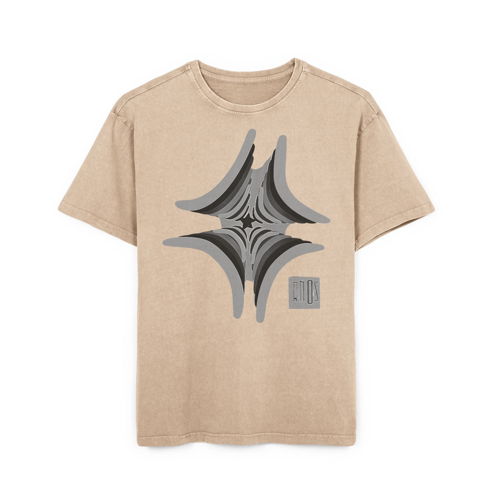 Unique Acid Washed Heavy Oversize Tee
