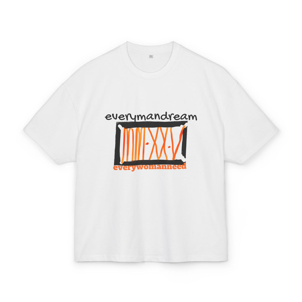 Everyman Dream Unisex Box Tee - Soft Cotton Graphic T-Shirt for Casual Style