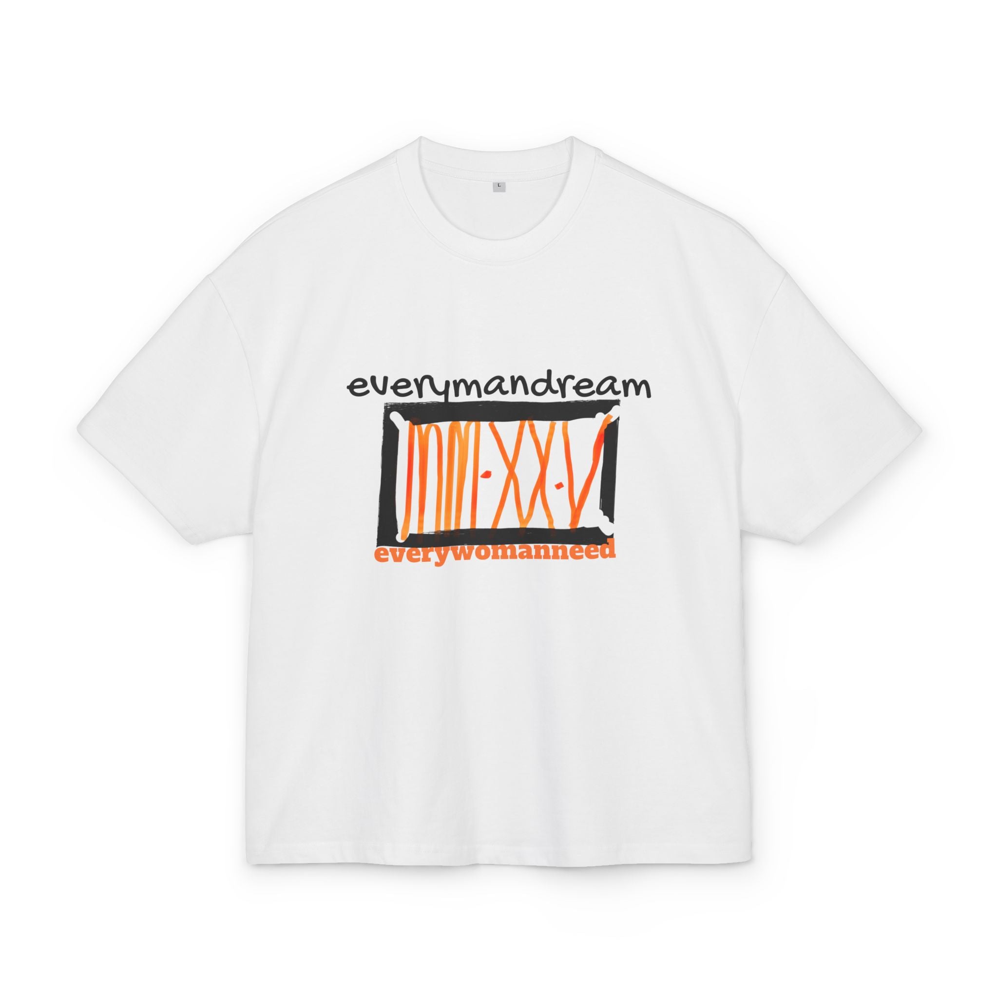 Everyman Dream Unisex Box Tee - Soft Cotton Graphic T-Shirt for Casual Style