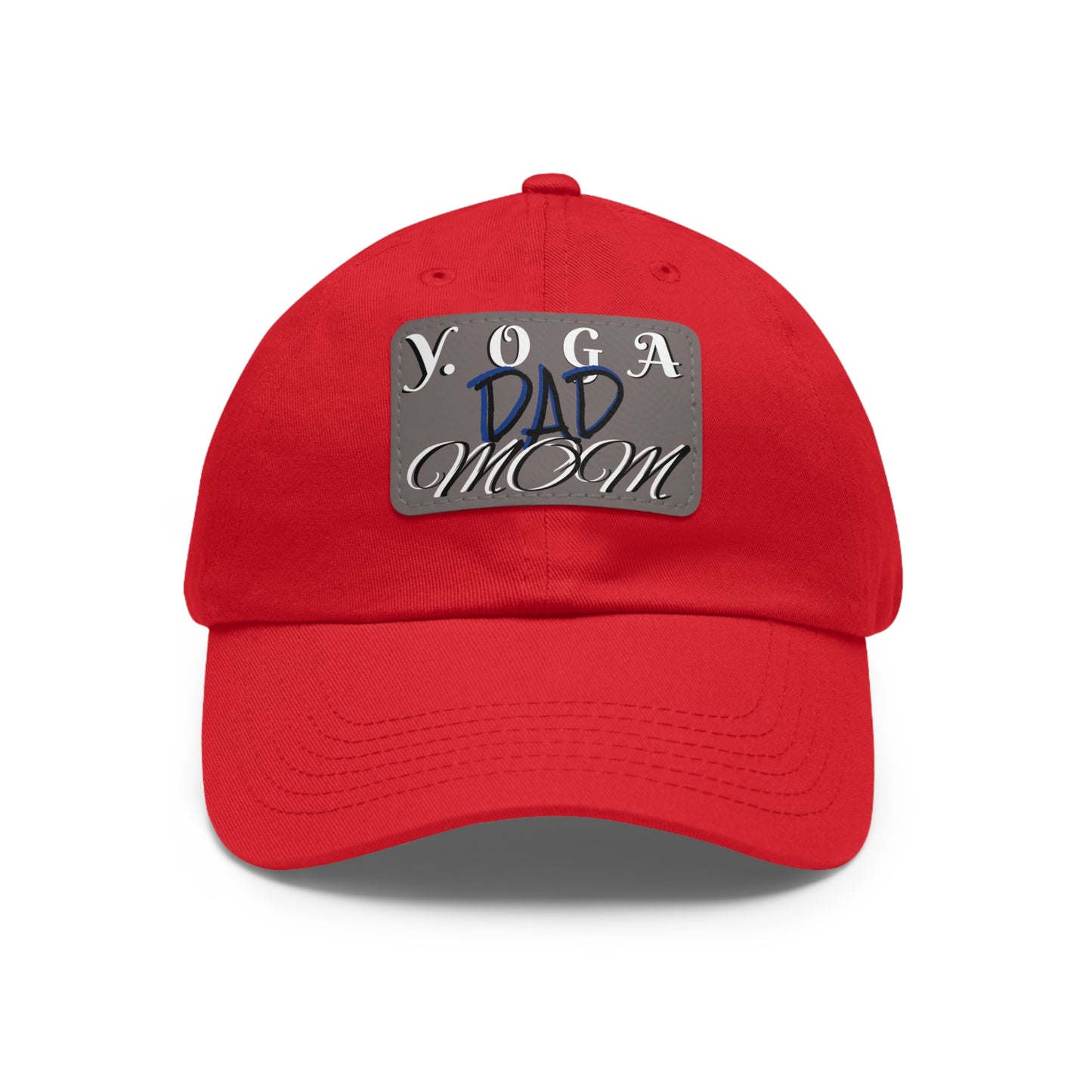 Yoga Dad Hat with Leather Patch