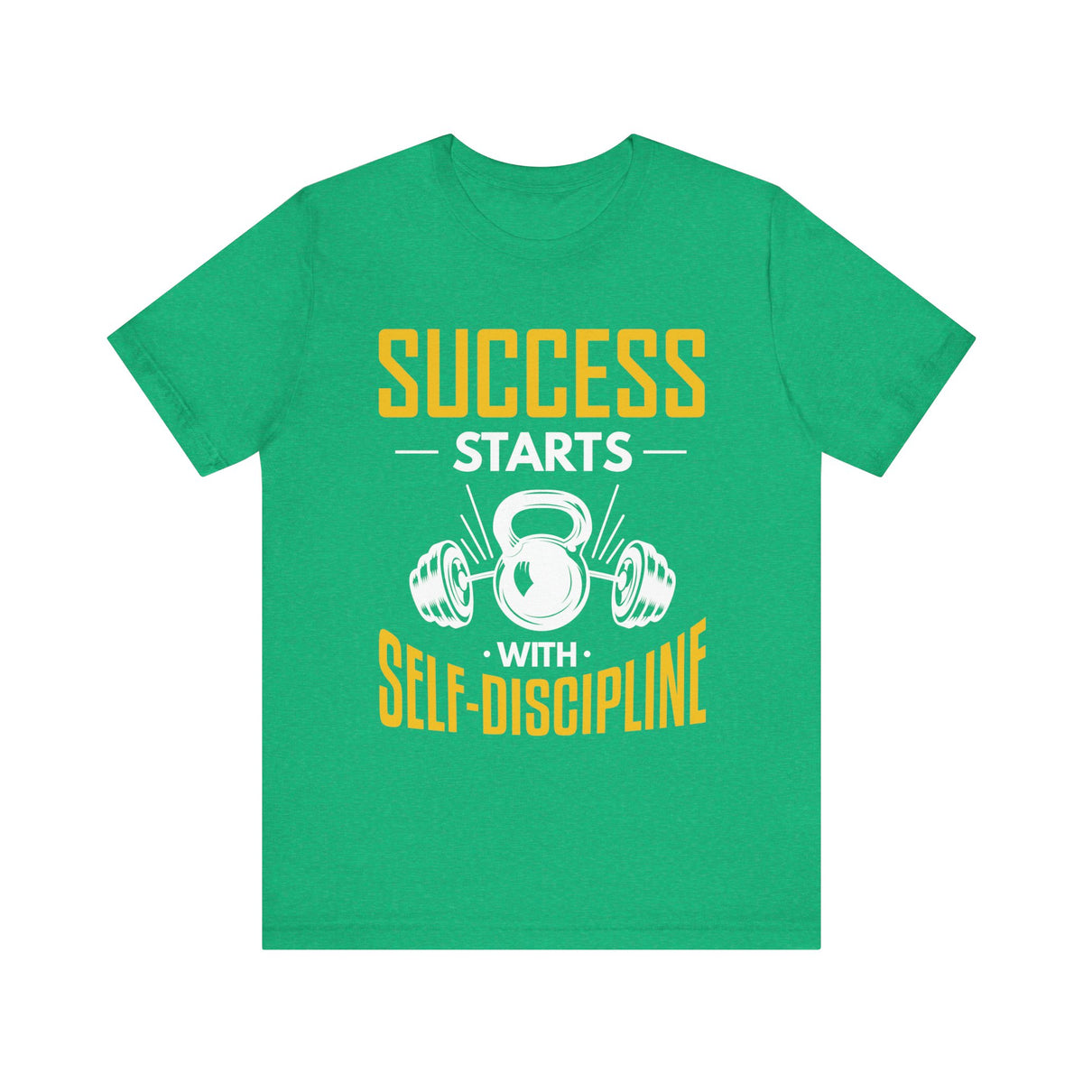 Le succès commence par le tee-shirt unisexe d’autodiscipline 