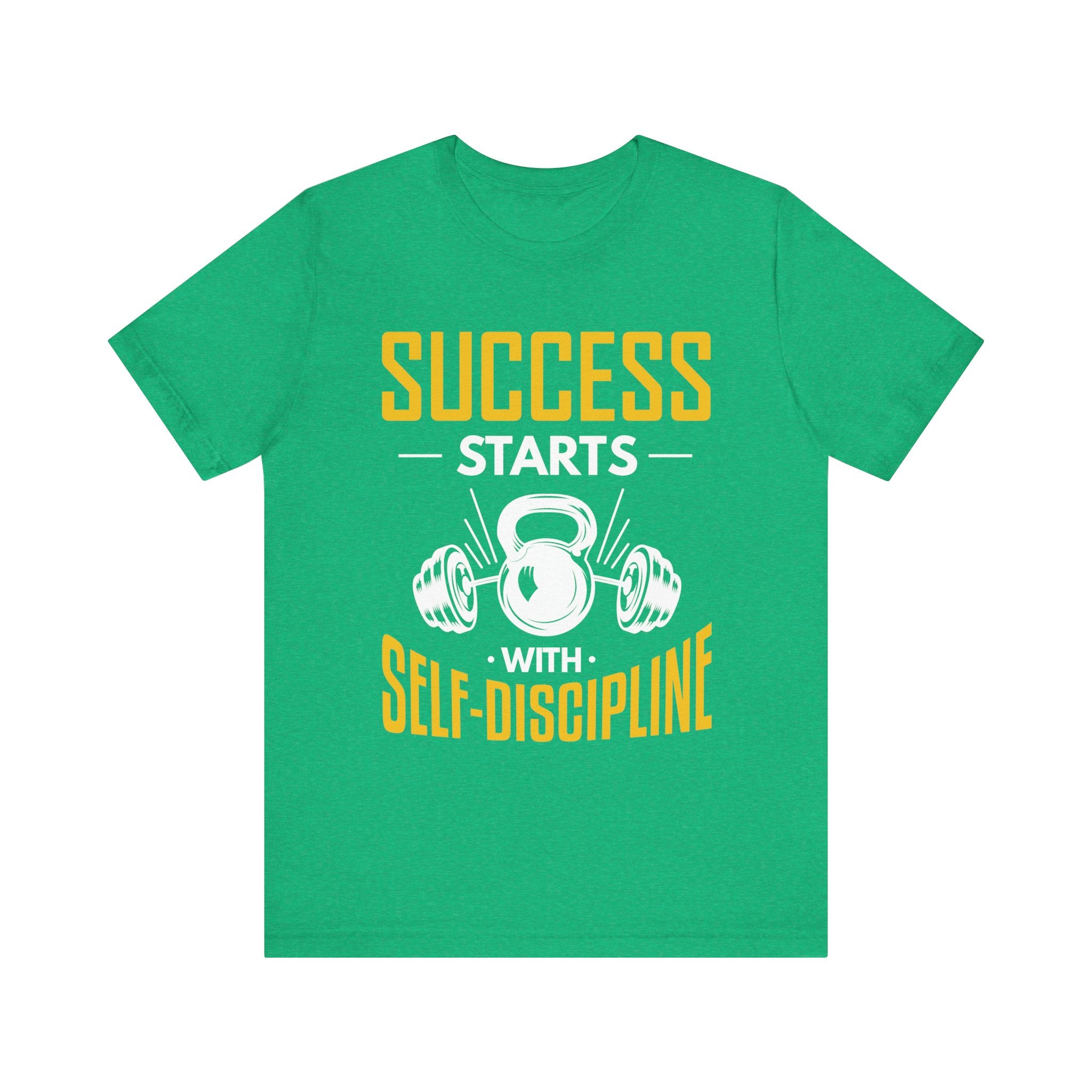 Le succès commence par le tee-shirt unisexe d’autodiscipline 