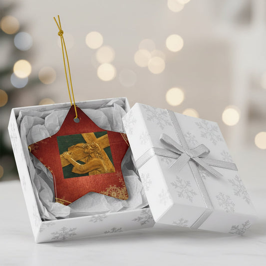 Ceramic Ornament - Happy Birthday Lord Printify