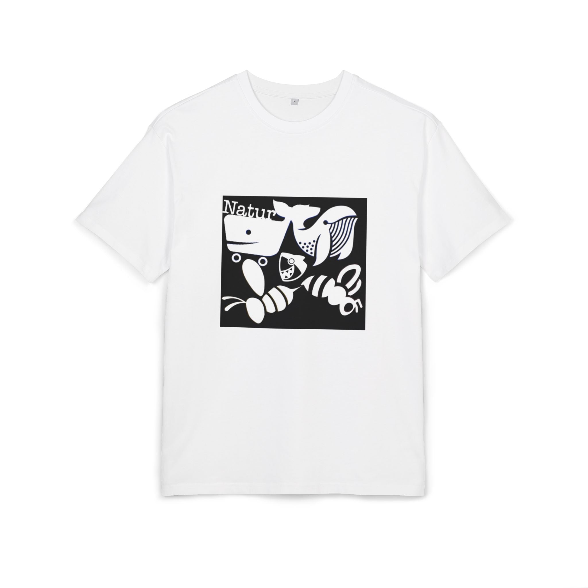 Nature-Inspired Oversize Tee - Unisex Graphic T-Shirt, Eco-Friendly Fashion, Casual Wear, Gift for Nature Lovers, Streetwear