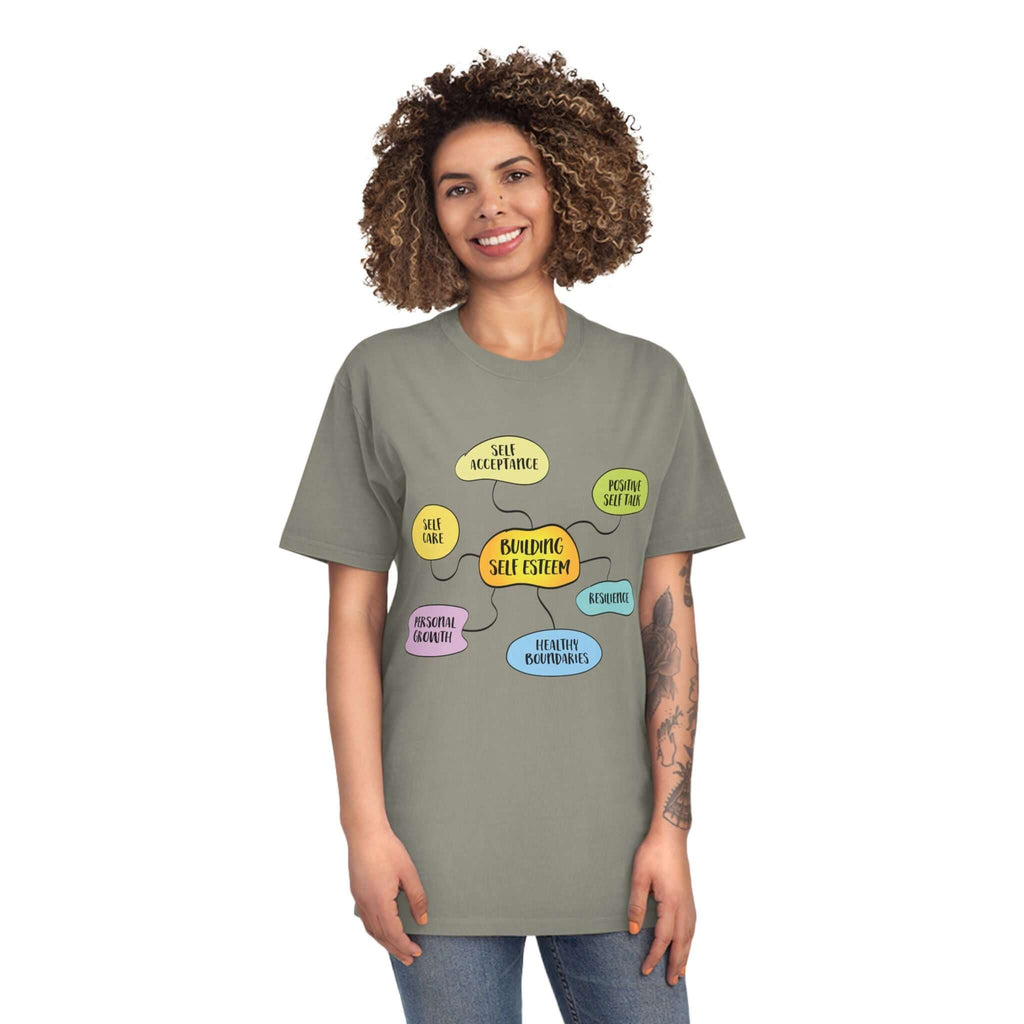 Faded Shirt - Building Self-Esteem Graphic Tee