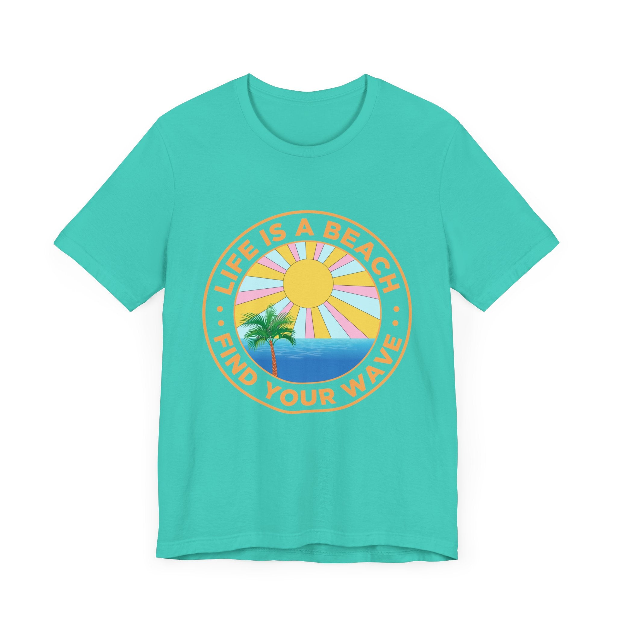 La vie est un tee-shirt unisexe de plage 