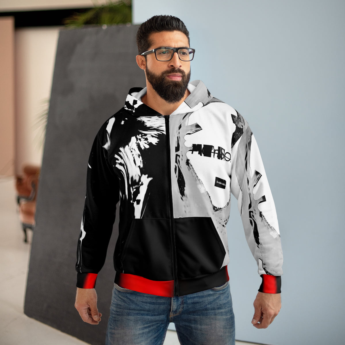 Woman Beauties Zip Hoodie