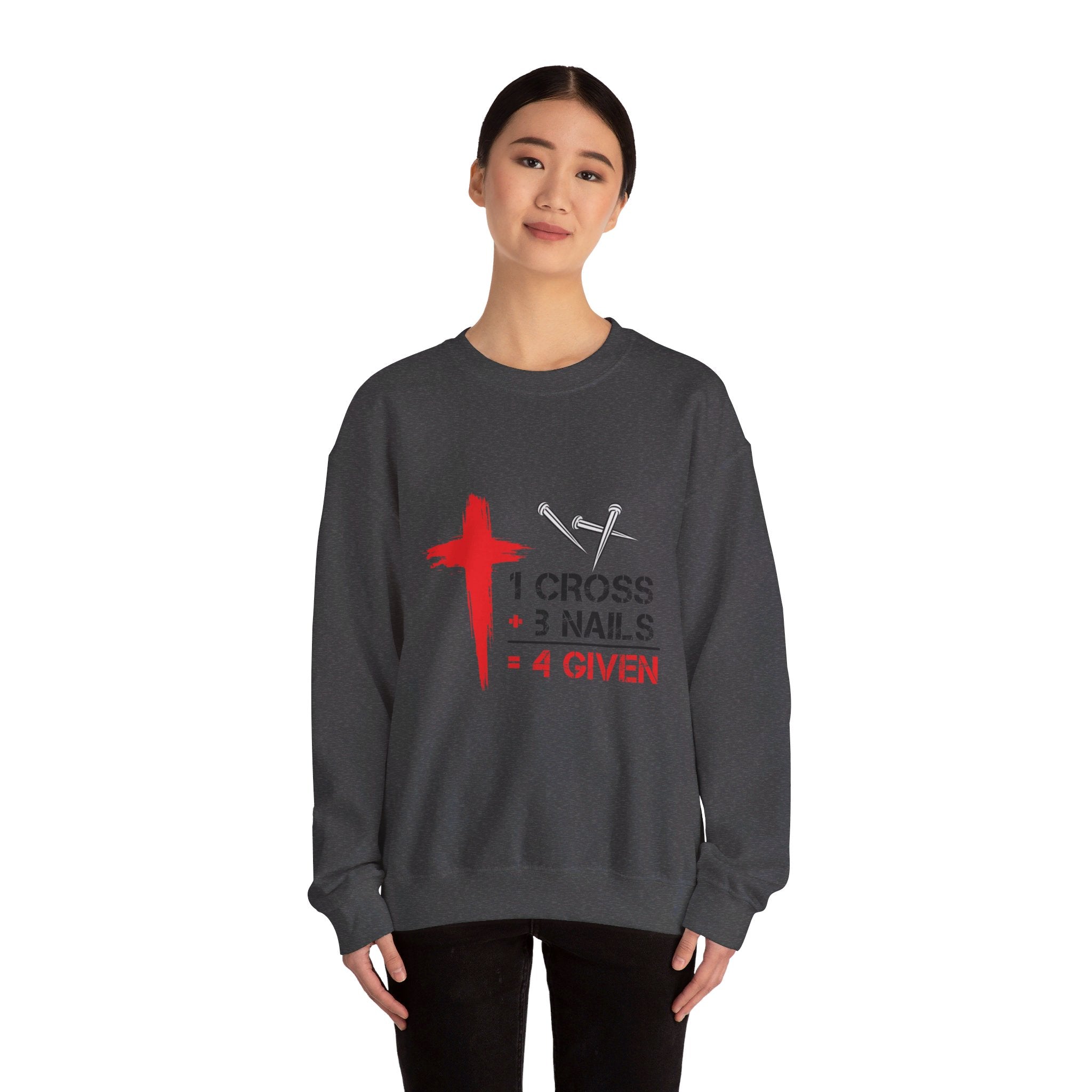 1 Croix 3 Ongles 4 Étant donné Sweat-shirt unisexe 