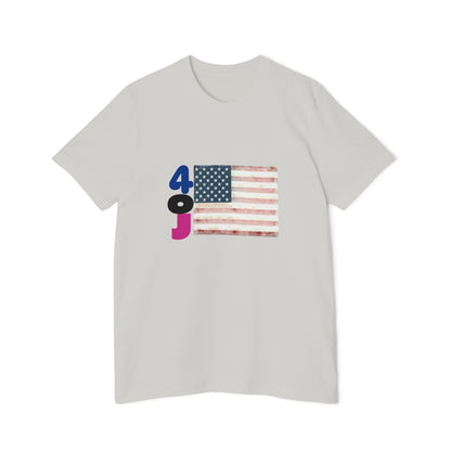 USA Flag Short-Sleeve T-Shirt, Patriotic Tee for Independence Day, Casual Wear, Gift for Veterans, Summer Style Printify