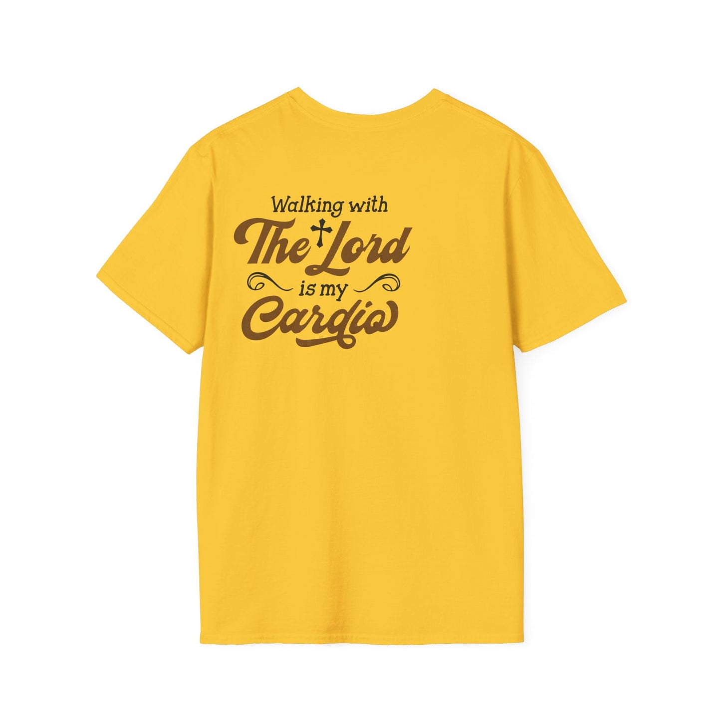 Faith-Inspired Unisex T-Shirt, The Lord is My Cardia, Christian Apparel, Spiritual Gift, Everyday Comfort Wear, Perfect for Church, [...] Printify