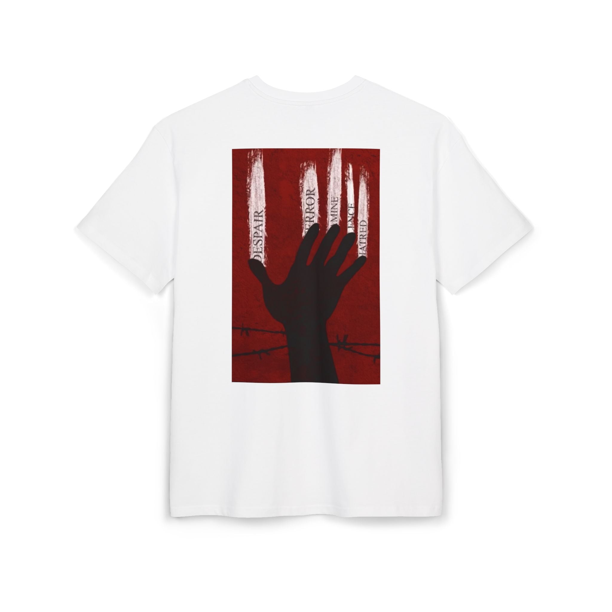 Bold Artistic Oversized Tee, Grunge Style Graphic Shirt, Unisex Urban Fashion, Statement Tee for Streetwear, Gift for Art Lovers Printify