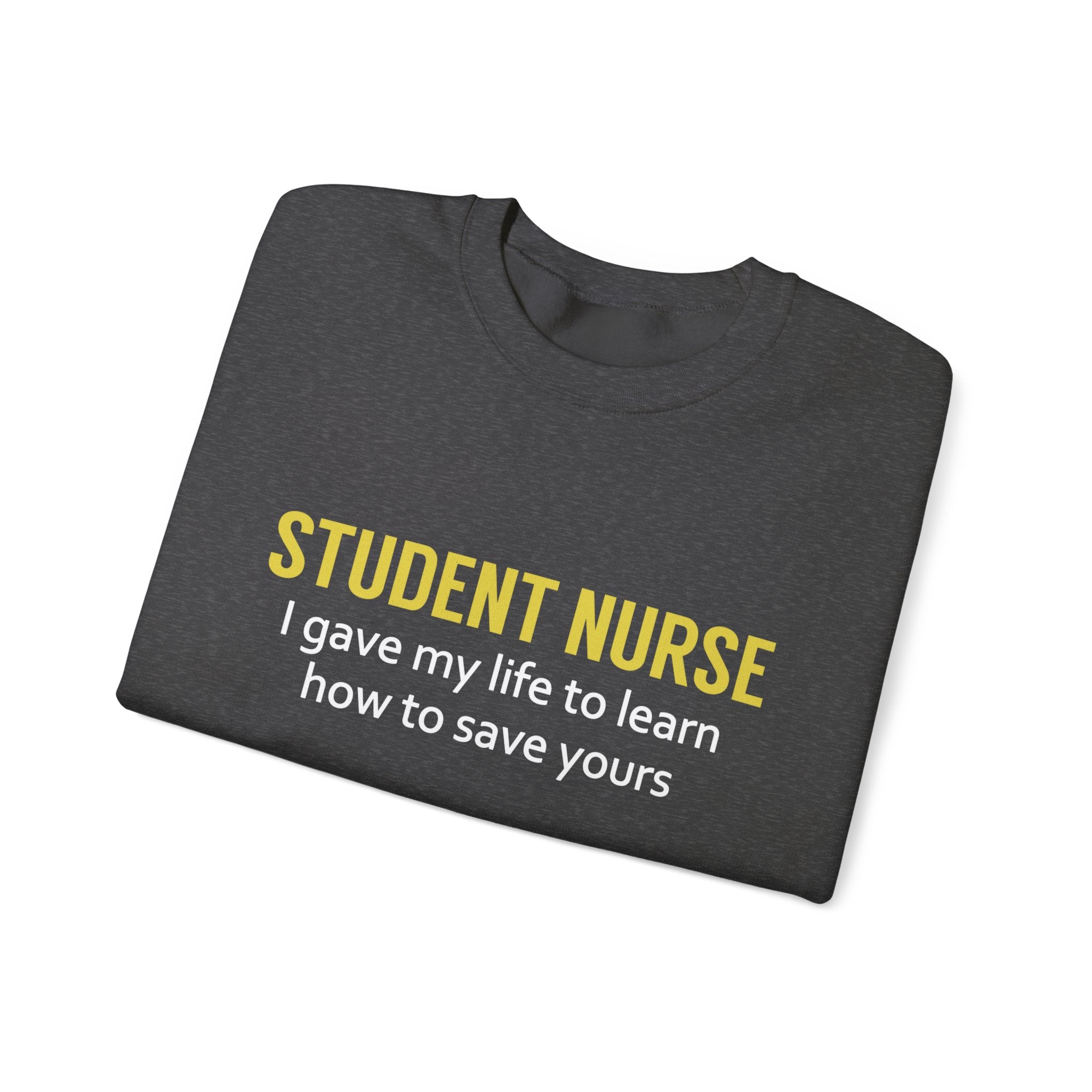 Sweat-shirt unisexe étudiant infirmière 